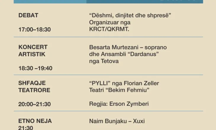 Etno Fest vazhdon sonte me debat, koncert dhe teatër në Kukaj