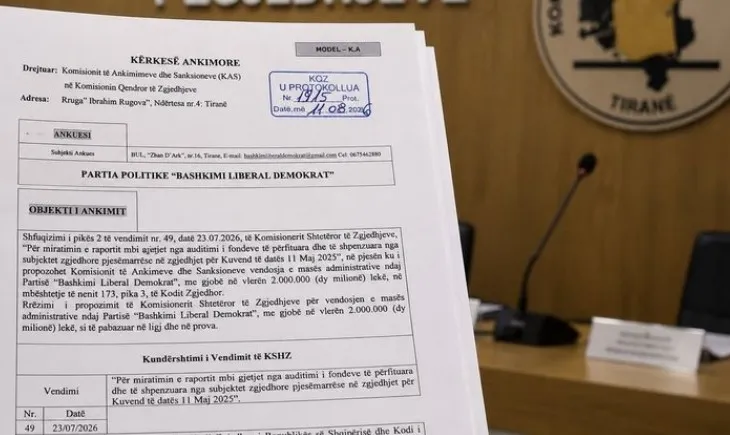 “Faji i PD-së, garuam në koalicion”- Aleatët e Berishës kundërshtojnë gjobat në KQZ: Përgjegjësia e selisë blu për raportet financiare!