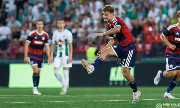 Fantastik Adrion Pajaziti, mesfushori i Kombëtares realizon gol spektakolar në Conference League (VIDEO)