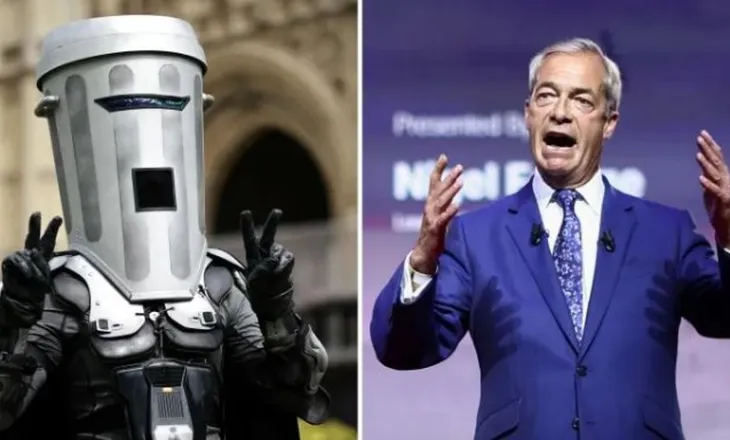 Farage merr mandatin e deputetit, ‘armiku’ i shqiptarëve fiton përballë “koshit të plehrave”
