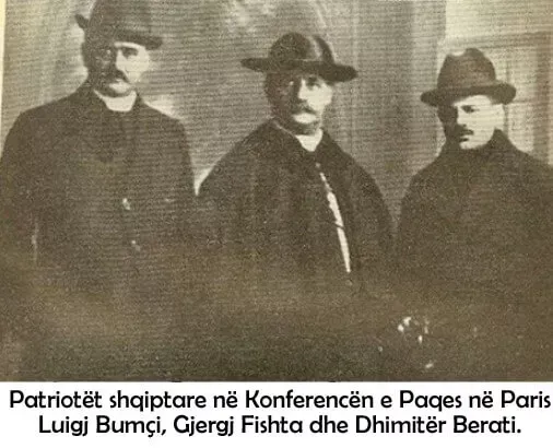 Fjalimi i At Gjergj Fishtës në Konferencën e Paqes në Paris më 1919 