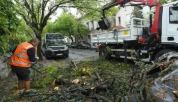 FOTO/ Çmenduritë e motit, breshër sa një top tenisi dhe stuhi në Zvicër e Francë, dëme dhe shkatërrime të shumta!
