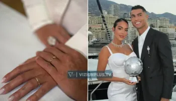FOTO/ Cristiano Ronaldo dhe Georgina Rodríguez kurorëzojnë dashurinë, zbulojnë unazat e martesës