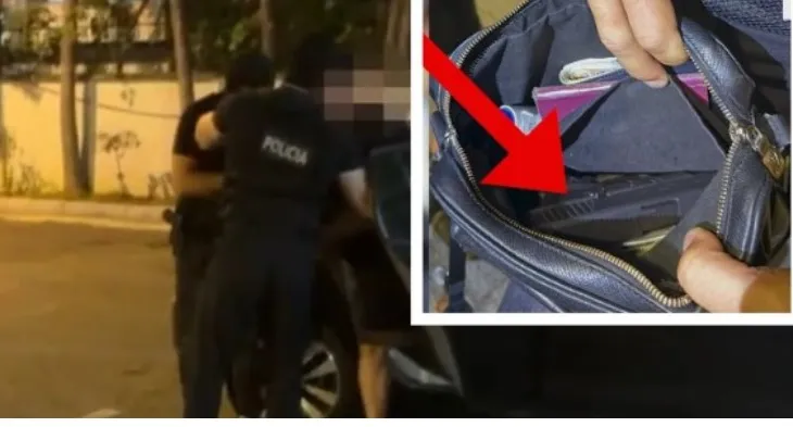 FOTO/ Dyshohet se do kryente krim në Tiranë, 40-vjeçari kapet me pistoletë të mbushur te “Liqeni i thatë”