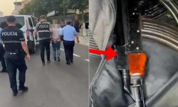 FOTO/ Dyshohet se do vriste 3 personat që i bënë nipin për spital, parandalohet krimi në Kavajë! Policia arreston 47-vjeçarin, i armatosur me ‘kallash’