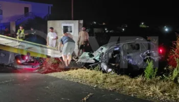 Foto e aksidentit tragjik në Manzë, humbën jetën 3 të rinj mes tyre një 15 vjeçar, 2 të tjerë rëndë në spital
