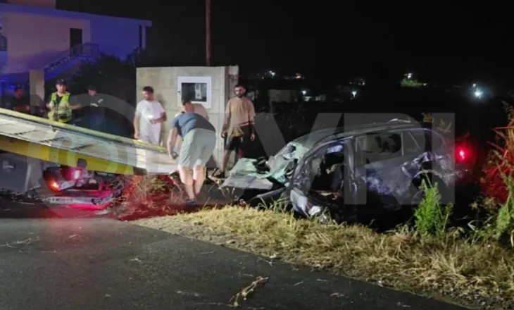 Foto e aksidentit tragjik në Manzë, humbën jetën 3 të rinj mes tyre një 15 vjeçar, 2 të tjerë rëndë në spital
