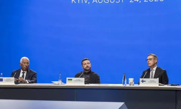 FOTO/ Ndizen sirenat e alarmit në Kiev, Costa dhe Stubb evakuohen në një strehë