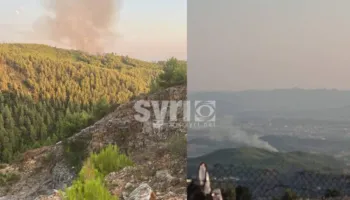 FOTO/ Nuk ndalen flakët në Krujë, raportohet për vatërr zjarri në Krastë pranë lagjes Bojë
