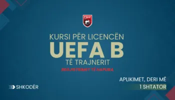 FSHF njofton datën 14 shtator për kursin UEFA B në Shkodër