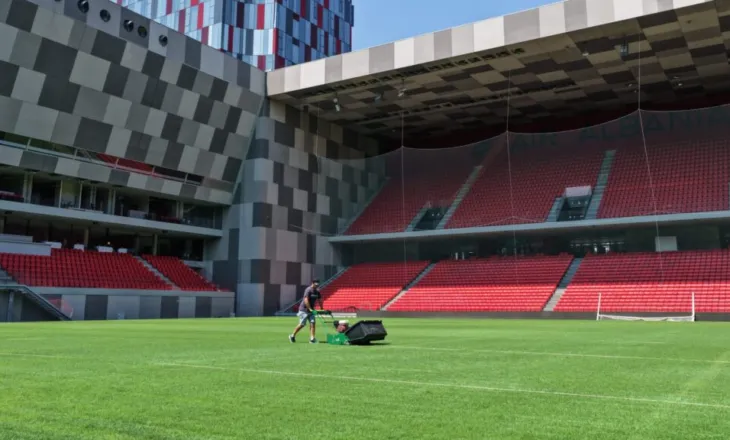 Fusha e re e stadiumit “Air Albania” së shpejti do jetë gati, punimet drejt fazës finale