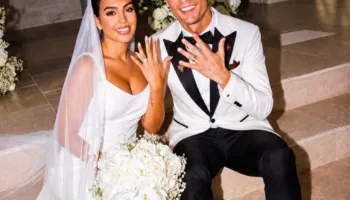 Georgina dhe Cristiano drejt altarit, detaje nga dasma e shumëpritur në Portugali