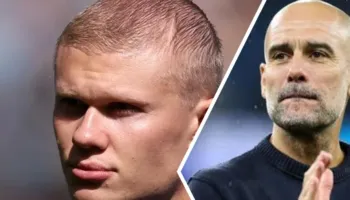 Haaland pret flokët, Guardiola i bën komentin epik: Je me fat që ke flokë. Do të doja… (video)