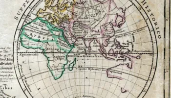 Harta e vitit 1709 në fondet e Bibliotekës Kombëtare, si paraqitej bota në hartografinë e kohës