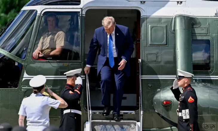 Helikopteri i Trumpit ngrihet nga Shtëpia e Bardhë, shkel rregullat e sigurisë