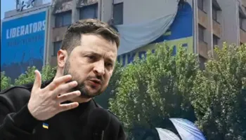 Hiqet mbishkrimi “Free Ukraine” pas deklaratës së Zelenskyt për Kosovën