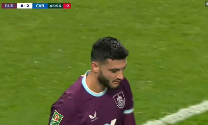Humbet një tjetër shans të artë si titullar, Armando Broja nuk shkëlqen dot me Burnley as në Championship