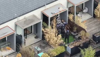 I iku 2 ditë policisë, e kapin duke fjetur mbi çati! Shikoni momentin e arrestimit