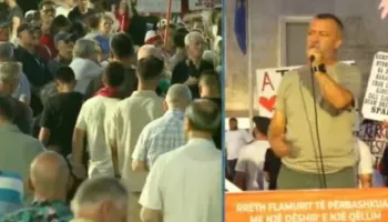“I pabesi premtoi ujë, por…”/ Protestuesi thirrje socialistëve: Bashkohuni në këtë protestë dhe merrni frymë lirshëm