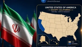 Irani i përgjigjet Trumpit me hartën e Kalifornisë: Territori i ri i Republikës Islamike