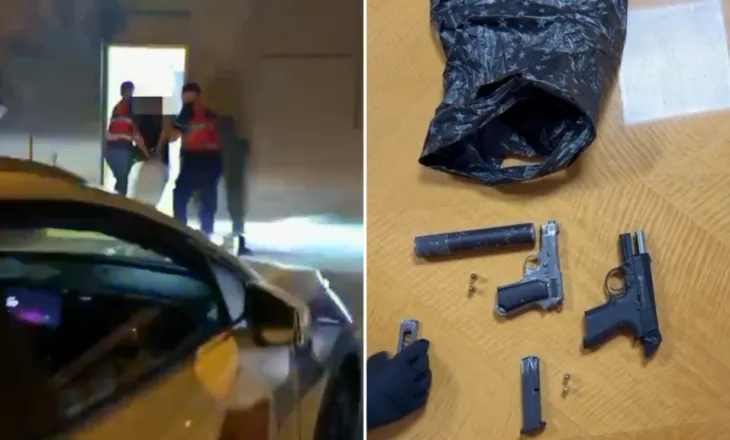 Ishin nisur për vrasje? Kapen në Sarandë me pistoleta dhe silenciatorë, arrestohen dy persona