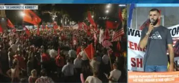 “Kjo rini në shesh, ka për ta sjellë ty fundin”/ Protestuesi mesazh Ramës: Tirana dhe Kruja digjen, ti në plazh