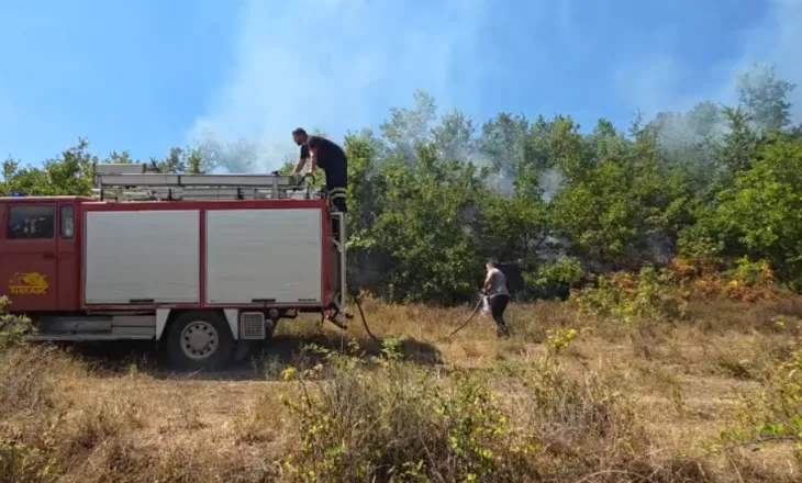 Klos/ Zjarr në lagjen “Halilaj”, ndërhyrja e shpejtë shpëton banesat
