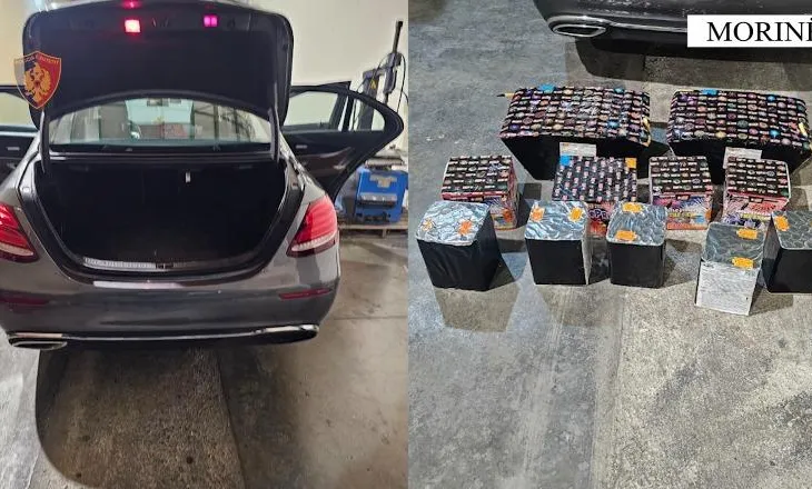 Kontrabandonte fishekzjarre drejt Tiranës, 36-vjeçari nga Prishtina arrestohet në Morinë
