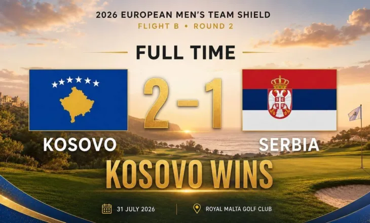 Kosova mposht Serbinë në “European Men’s Team Shield 2026”