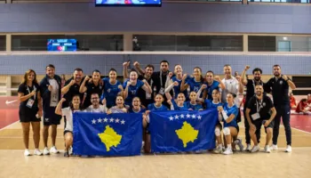 Kosova shënon fitore ndaj Maqedonisë së Veriut në volejboll