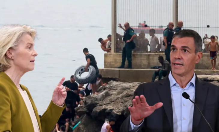 Kriza në Ceuta, Von der Leyen letër Sánchez: Të forcohen kufijtë me barriera fizike