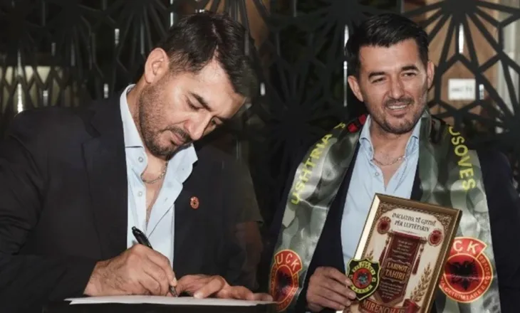 Labinot Tahiri nderohet me mirënjohje nga veteranët e UÇK-së
