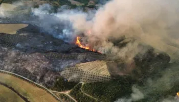 Mallakastra 6 ditë betejë me zjarret, ende vatra aktive/ Digjen masivet pyjore në 4 fshatra