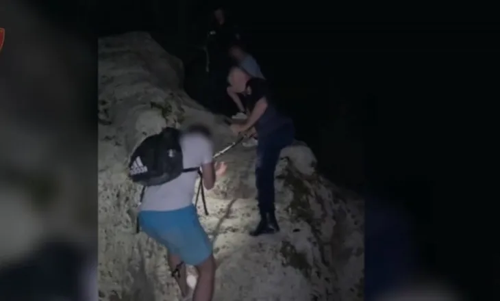 Mbetën të bllokuar në Kanionet e Gjipesë/ Shpëtohet në kohë turisti holandez, dhe dy fëmijët e tij të mitur