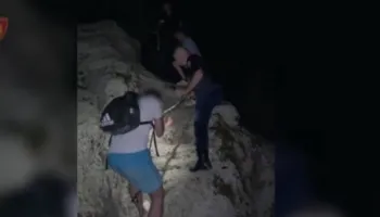 Mbetën të bllokuar në Kanionet e Gjipesë/ Shpëtohet turisti holandez dhe dy fëmijët e tij të mitur