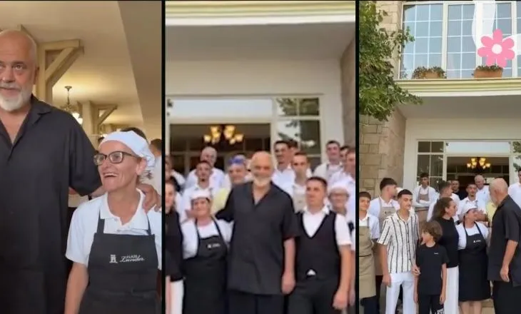 Mbledhja e socialistëve në Lundër, Rama takon stafin e restorantit: Me katnarët e mi n’dur t’sigurta! (VIDEO)