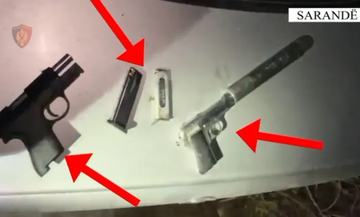 Me pistoleta dhe silenciator në pritë, policia ndalon një vrasje të mundshme në Sarandë, disa të arrestuar
