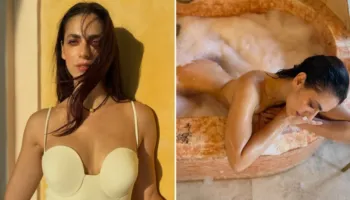Miriam Leone shfaqet nudo në vaskë, një dedikim për Dua Lipën