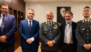 Monitorimi ajror i territorit kundër kultivimit të bimëve narkotike, Hita pret  Komandantin e Operacioneve Ajrore Detare të Guardia di Finanza-s