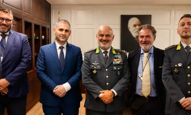Monitorimi ajror i territorit kundër kultivimit të bimëve narkotike, Hita pret  Komandantin e Operacioneve Ajrore Detare të Guardia di Finanza-s