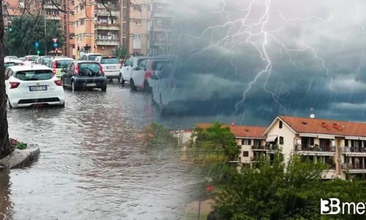 Moti i keq godet veriun e Italisë, rrufe dhe erëra me shpejtësi 106 km/orë. Në Jug ende nxehtë