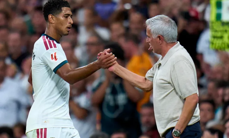 Mourinho: Tri pikë të rëndësishme, Bellingham është shumë kërkues ndaj vetes dhe të tjerëve