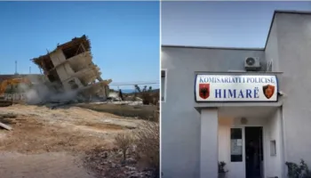 Ndërtimi pa leje në Himarë/ Arrestohen dy efektivë, shpallen në kërkim dy të tjerë