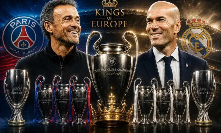 Nga mrekullia e Zidane te perandoria e Enrique; si dy trajnerët u “takuan” në fronin e Europës