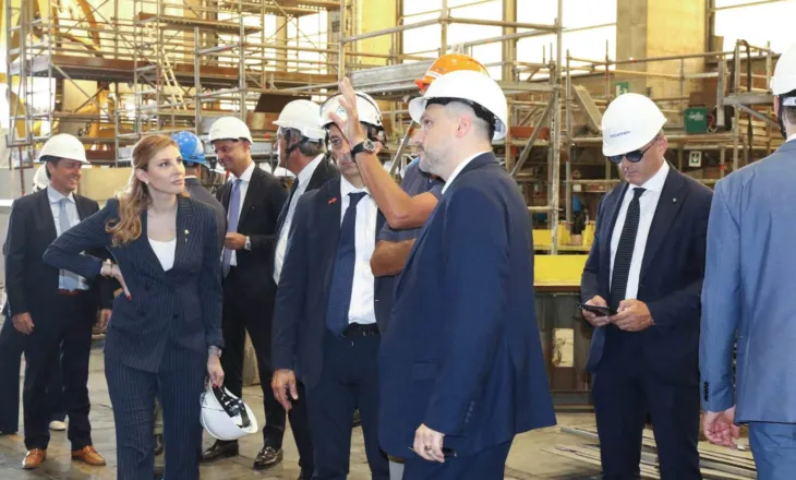 Nufi viziton kantierin detar të FINCANTIERI në Itali: Praktikat më të mira për projektin “Fincantieri Albania” në Vlorë