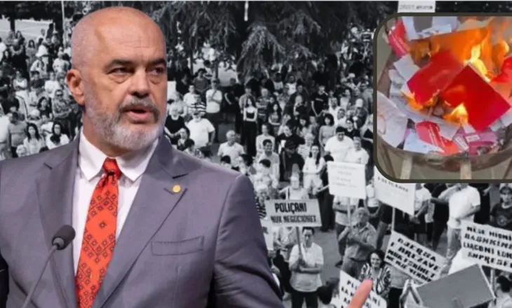 “Nuk ka regjim brenda PS-së”/ Rama reagon pas protestave për Territorialen: Djegia e teserave të partisë, akt i turpshëm