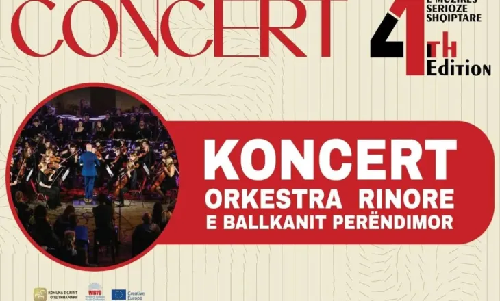 Orkestra Rinore e Ballkanit Perëndimor do të sjellë muzikën simfonike në Sheshin Skënderbeu