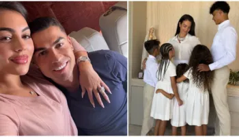 Pas martesës, Georgina Rodriguez birëson tre fëmijët e Cristiano Ronaldos