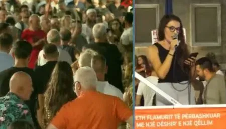 “Pedagogë që i shërbejnë pushtetit!”/ Aktivistja thirrje studentëve nga protesta: Bashkohuni, të ndërtojmë….