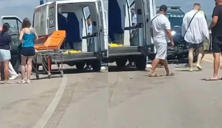 Përfshihen në aksident tre automjete në rrugën Sarandë-Ksamil, një i plagosur
